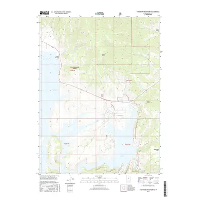 2017 Map of Strawberry Reservoir NE, 2017 Print