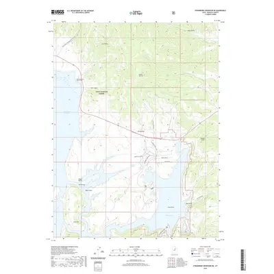 2020 Map of Strawberry Reservoir NE, 2020 Print