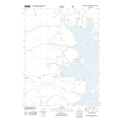 2011 Map of Strawberry Reservoir NW, 2011 Print