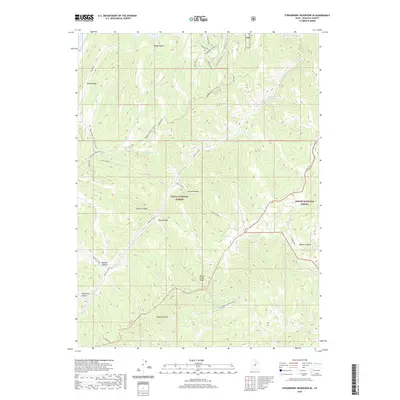 2020 Map of Strawberry Reservoir SE, 2020 Print