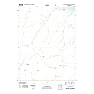 2011 Map of Strawberry Reservoir SW, 2011 Print
