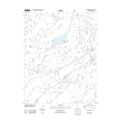 2012 Map of Strawberry, 2012 Print