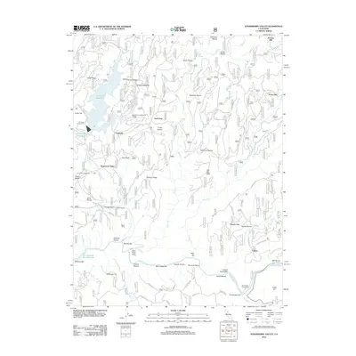 2012 Map of Strawberry Valley, 2012 Print