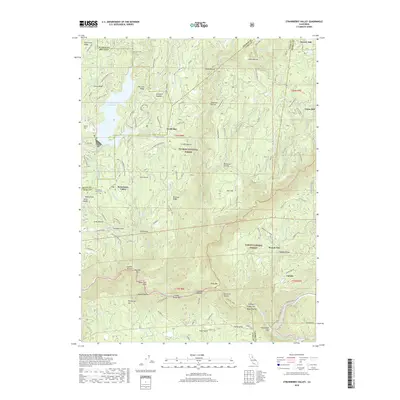2018 Map of Strawberry Valley, 2018 Print
