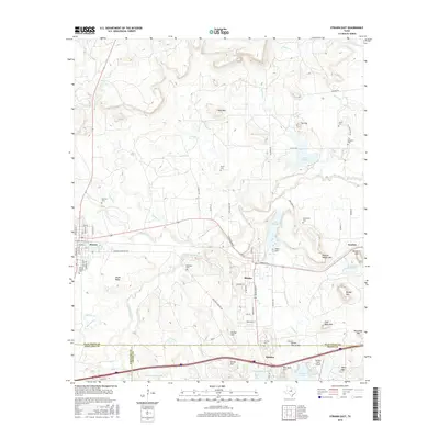 2016 Map of Strawn East, 2016 Print