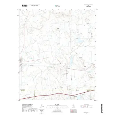 2019 Map of Strawn East, 2019 Print