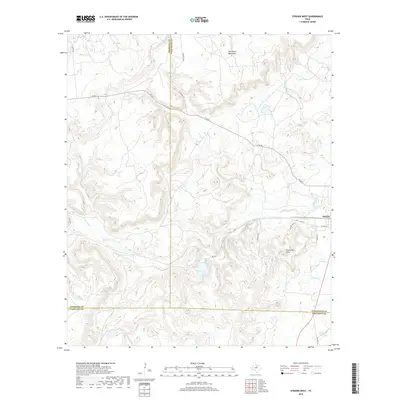 2019 Map of Strawn West, 2019 Print