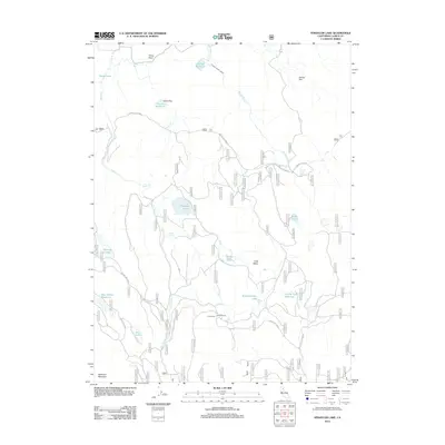 2012 Map of Straylor Lake, 2012 Print