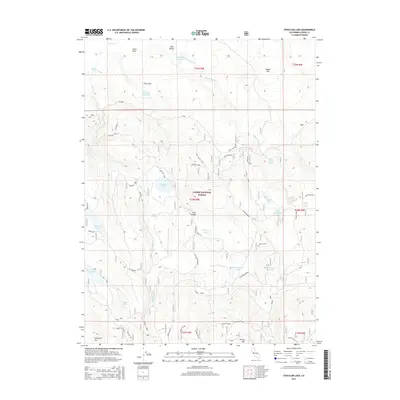 2015 Map of Straylor Lake, 2015 Print
