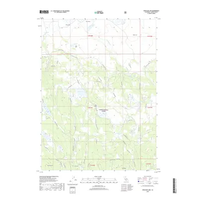 2018 Map of Straylor Lake, 2018 Print
