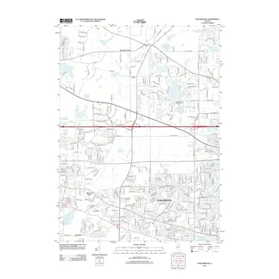 2012 Map of Streamwood, 2012 Print