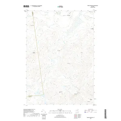 2019 Map of Street Mountain, 2019 Print