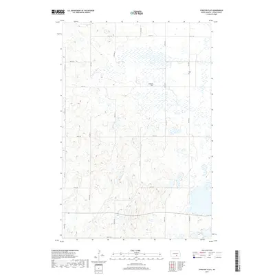 2018 Map of Streeter Flats, 2018 Print