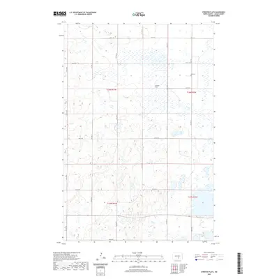 2020 Map of Streeter Flats, 2020 Print