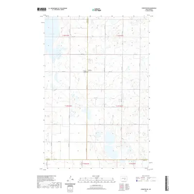 2020 Map of Streeter NW, 2020 Print