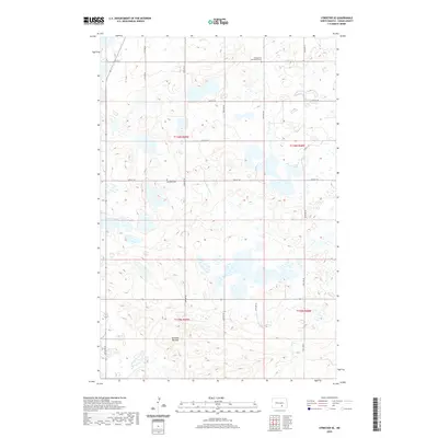 2020 Map of Streeter SE, 2020 Print