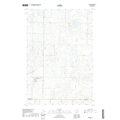 2017 Map of Streeter, 2017 Print