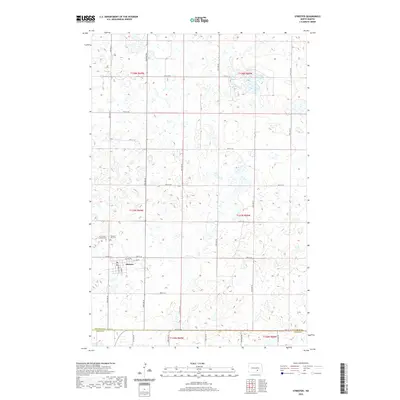 2020 Map of Streeter, 2020 Print