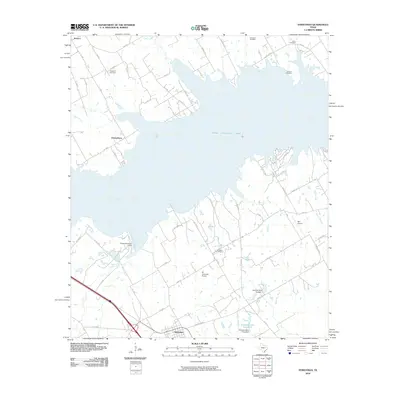 2010 Map of Streetman, 2010 Print