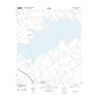 2013 Map of Streetman, 2013 Print