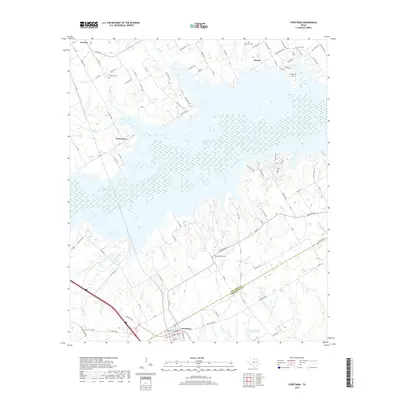 2019 Map of Streetman, 2019 Print