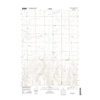 2013 Map of Stricker Butte, 2013 Print