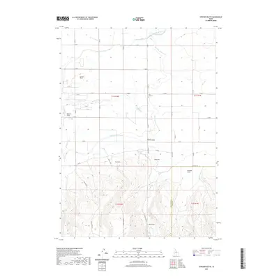 2020 Map of Stricker Butte, 2020 Print