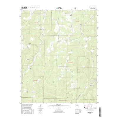 2017 Map of Strickler, 2017 Print
