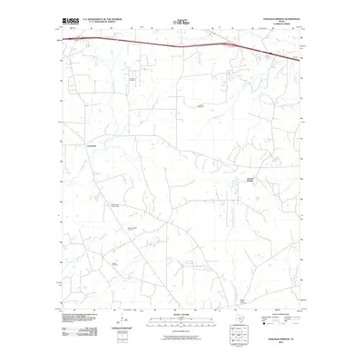 2010 Map of Stricklin Springs, 2010 Print