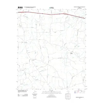 2013 Map of Stricklin Springs, 2013 Print