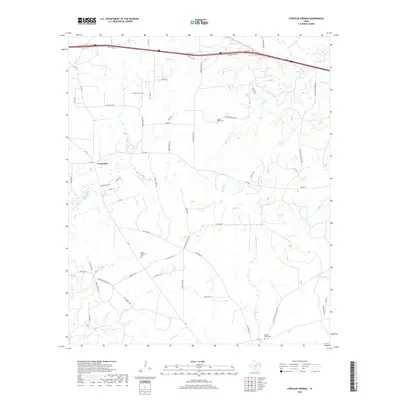 2019 Map of Stricklin Springs, 2019 Print