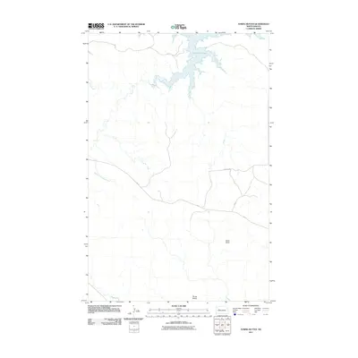 2011 Map of String Buttes, 2011 Print