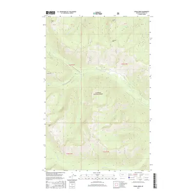 2017 Map of String Creek, 2017 Print