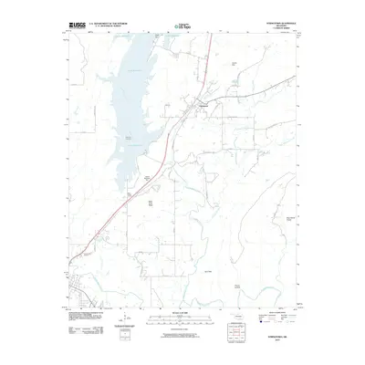 2010 Map of Stringtown, 2010 Print