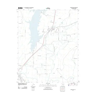 2012 Map of Stringtown, 2012 Print