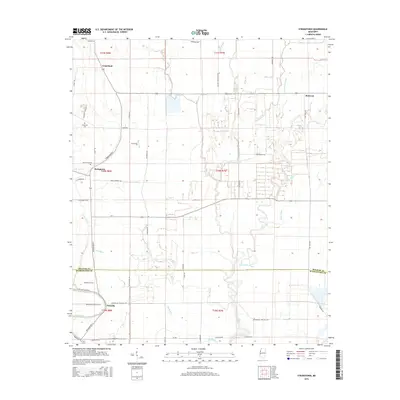 2015 Map of Stringtown, 2015 Print