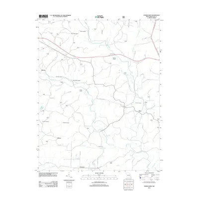 2011 Map of Stringtown, 2011 Print