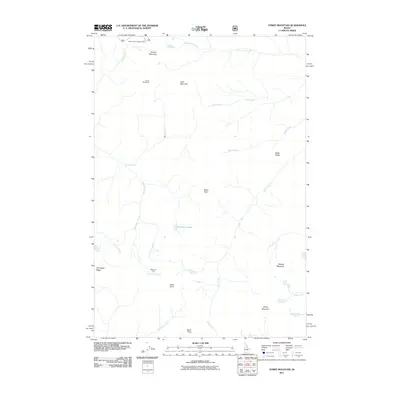 2011 Map of Stripe Mountain, 2011 Print