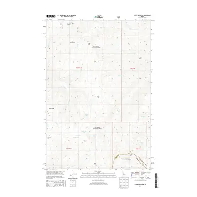 2013 Map of Stripe Mountain, 2013 Print