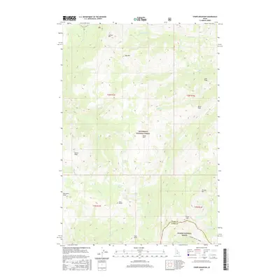 2017 Map of Stripe Mountain, 2017 Print