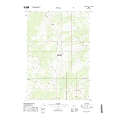 2020 Map of Stripe Mountain, 2020 Print
