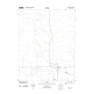 2012 Map of Strong City, 2012 Print