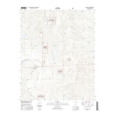 2016 Map of Strong City, 2016 Print