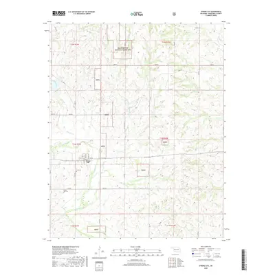 2018 Map of Strong City, 2018 Print
