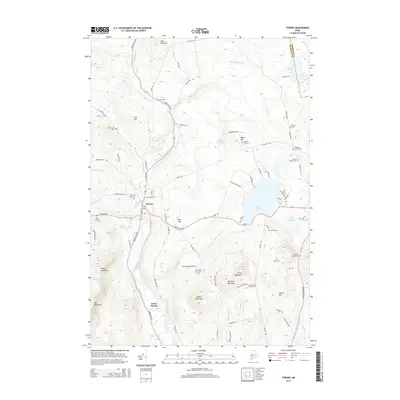 2014 Map of Strong, 2014 Print