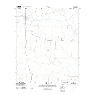 2011 Map of Strong, 2011 Print