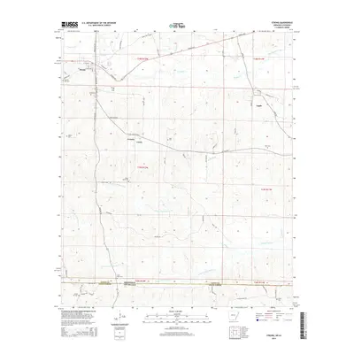 2014 Map of Strong, 2014 Print