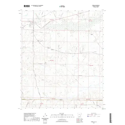 2020 Map of Strong, 2020 Print