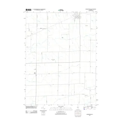 2012 Map of Stronghurst, 2012 Print