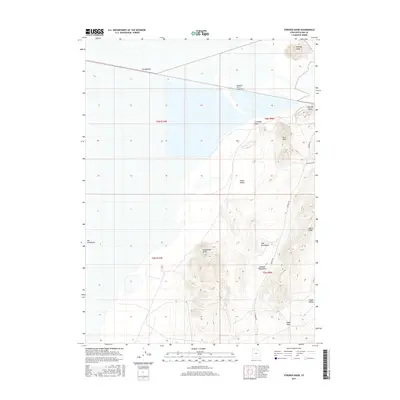 2017 Map of Strongs Knob, 2017 Print